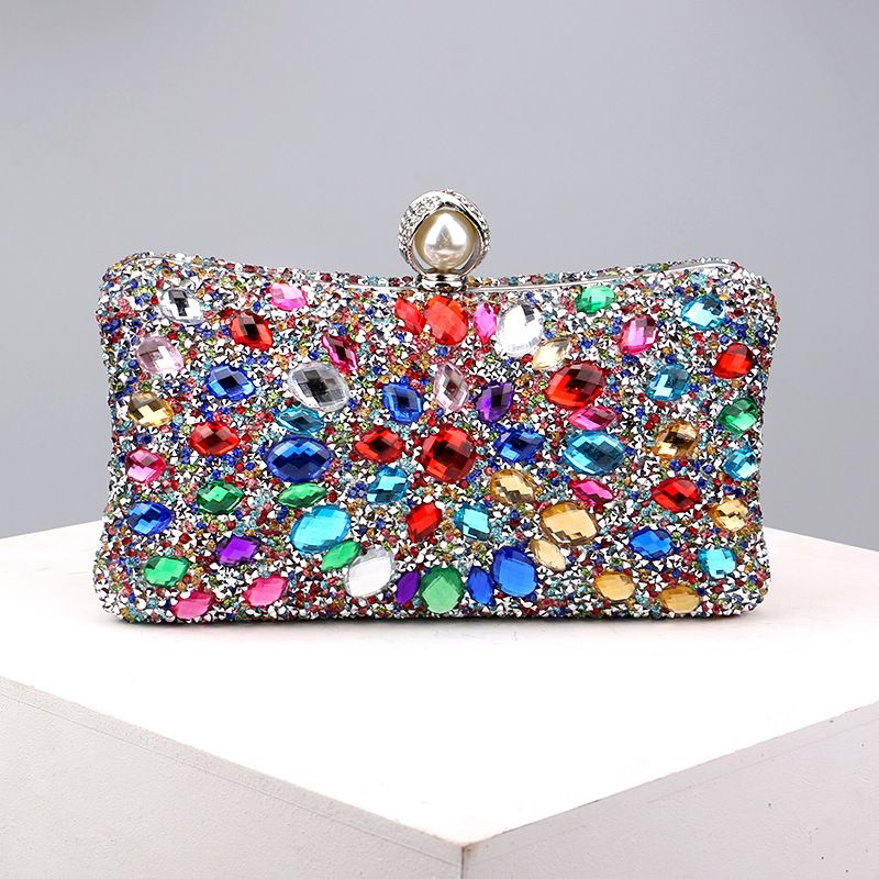Popular diamond-encrusted bag dinner bag women's fashion banquet versatile dress evening bag_autovado.com