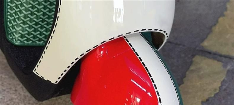 Dotted Line Reflective Vehicle Sticker Motorcycle Helmet Decoration Electric Bike Small Accessories Car Scratch Cover_autovado.com