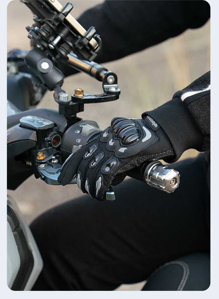Motorcycle Riding Gloves For Men, Outdoor All-Season Motorbike Racing Gear, Off-Road Anti-Fall Winter Cold-Proof Summer_autovado.com