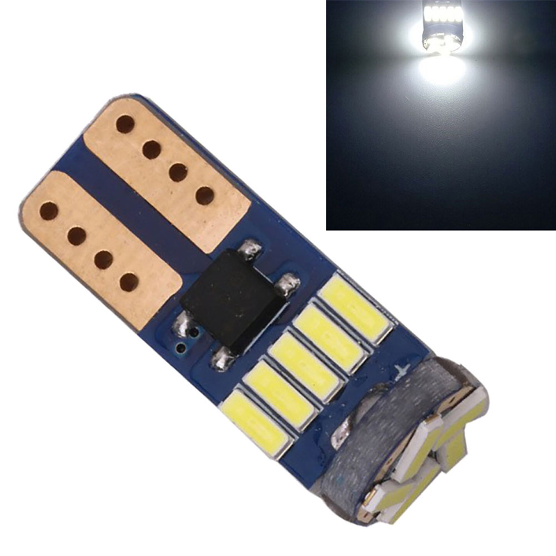 Fuzhongfu T10 4014 W5W LED Canbus Error Free Car Wedge License Plate LED Light Lamp Bulb_autovado.com