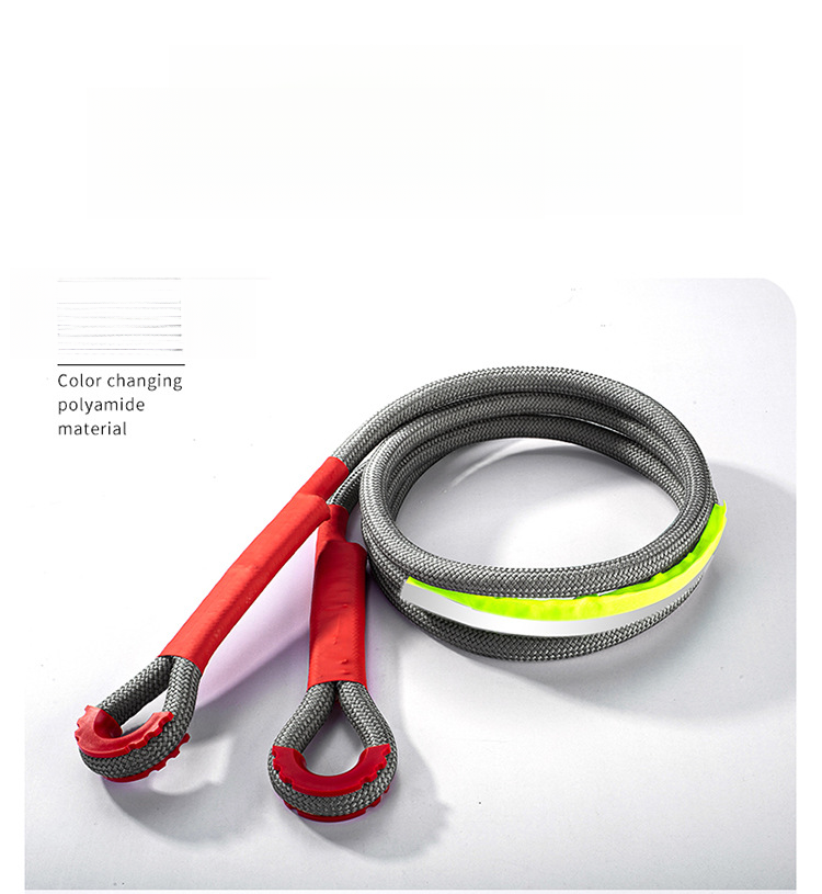 New Tow Outdoor Emergency Rescue Traction Thickened American Style Steel Buckle Nylon Car Rope_autovado.com