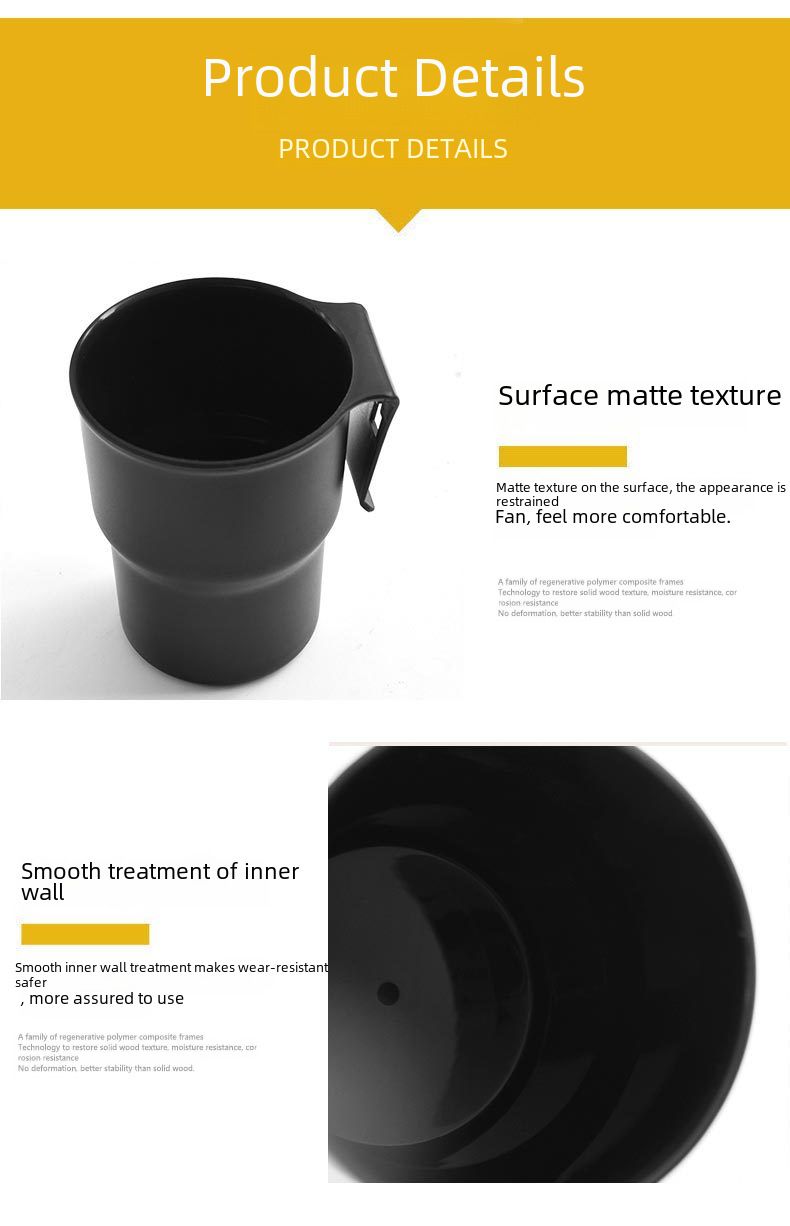 Car multi-functional storage portable water cup holder car air outlet water Cup Holder Holder storage box trash can drink holder_autovado.com