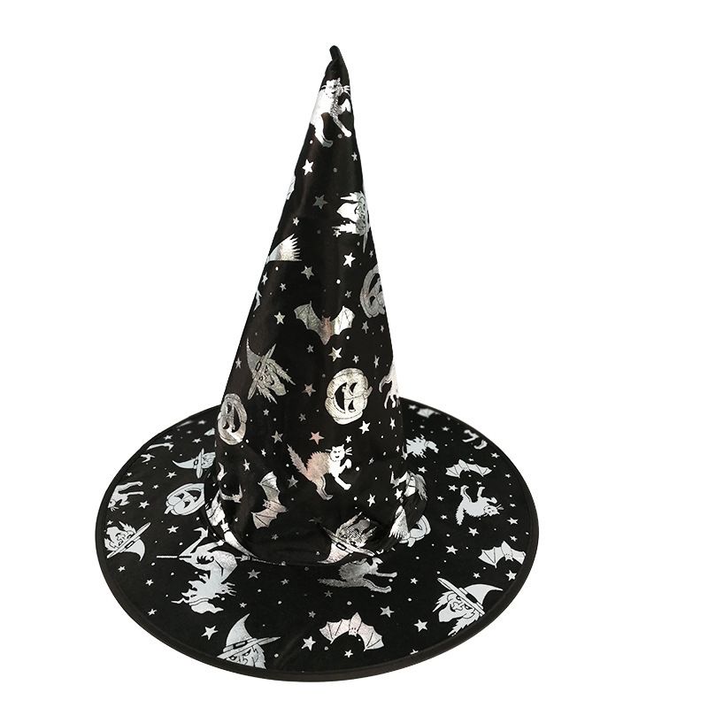 Unisex Halloween hat children adult masquerade dress up witch hat party supplies wizard hat witch hat_autovado.com