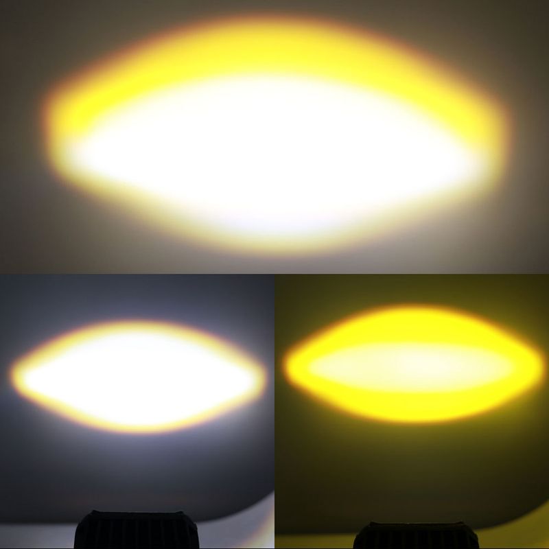 Motorcycle LED Electric Vehicle Lights, Battery External Spotlights, Dual Light Modified Lights_autovado.com