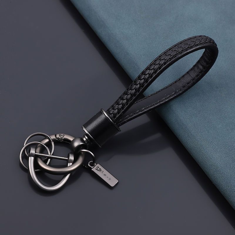 Cow Leather Keychain Internet Celebrity Little Dinosaur Pendant Cute Cartoon Car Key Chain Pendant Creative Gift For Women_autovado.com