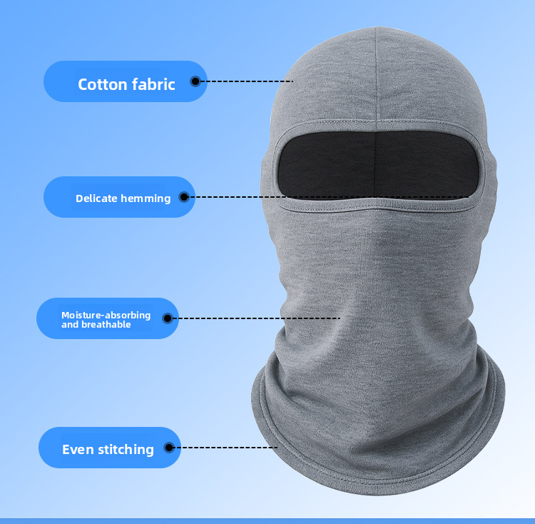 New Cycling Sun Protection Mask Neck Guard Full Cotton Dustproof Breathable Head Cover Sunshade Motorcycle Helmet Liner_autovado.com