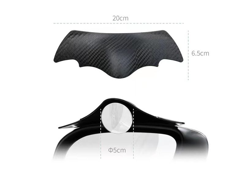 Car Rearview Eyebrow Small Round Integrated Reflective Blind Spot Reversing Mirror Rain Shield Waterproof Artifact_autovado.com