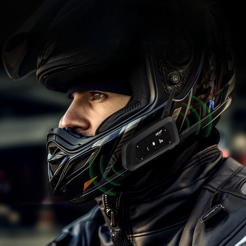 EJEAS factory wholesale motorcycle helmet bluetooth intercom headset V6Pro single pack 6 people outdoor switching intercom_autovado.com