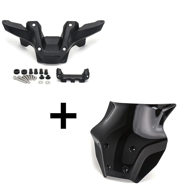 Applicable To Yamaha MT-09 2024- Motorcycle Modification Accessories Windshield Protection_autovado.com