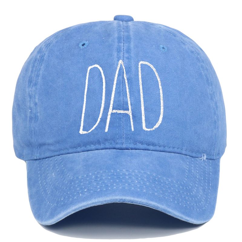 Unisex Washed cotton DAD MOM embroidered baseball cap vintage do old cap fashion couple Hip hop hat_autovado.com