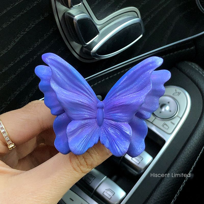 High grade butterfly air outlet decoration car aromatherapy car perfume fragrance flower diffuser stone car interior decoration_autovado.com