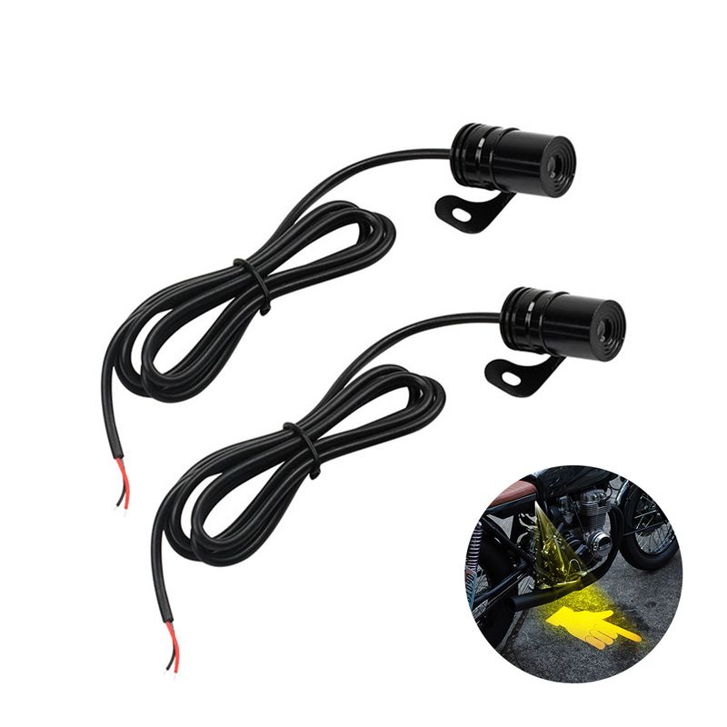 Motorcycle Projection Turn Signal LED Ambient Cornering Ground Gesture High Brightness Warning Light_autovado.com