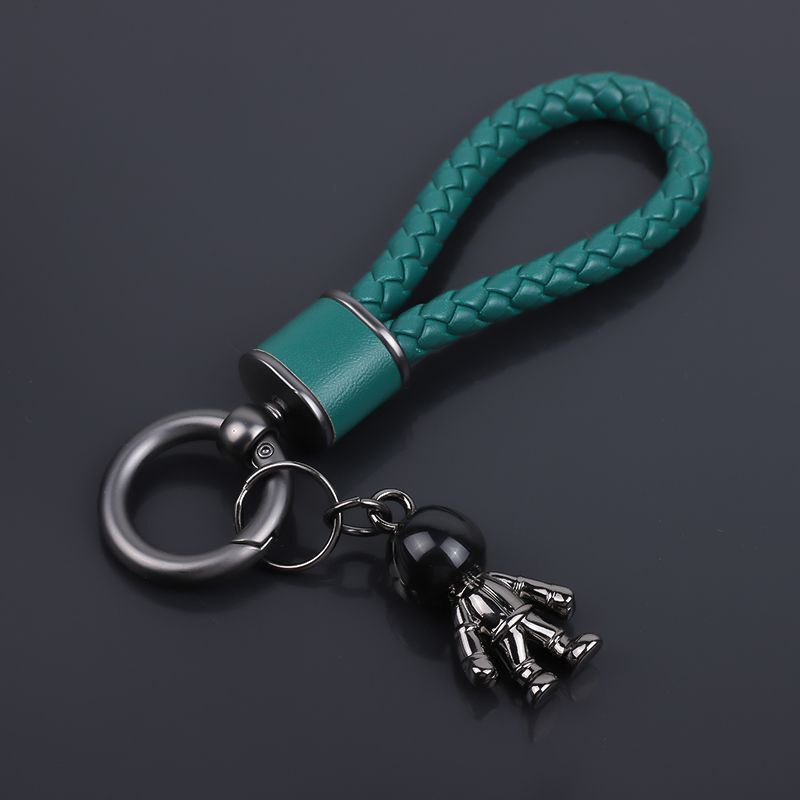 Car Key Chain Pendant Women's Men's High End Personality Creative Braided Leather Car Key Chain Cute Ins Internet Celebrity_autovado.com