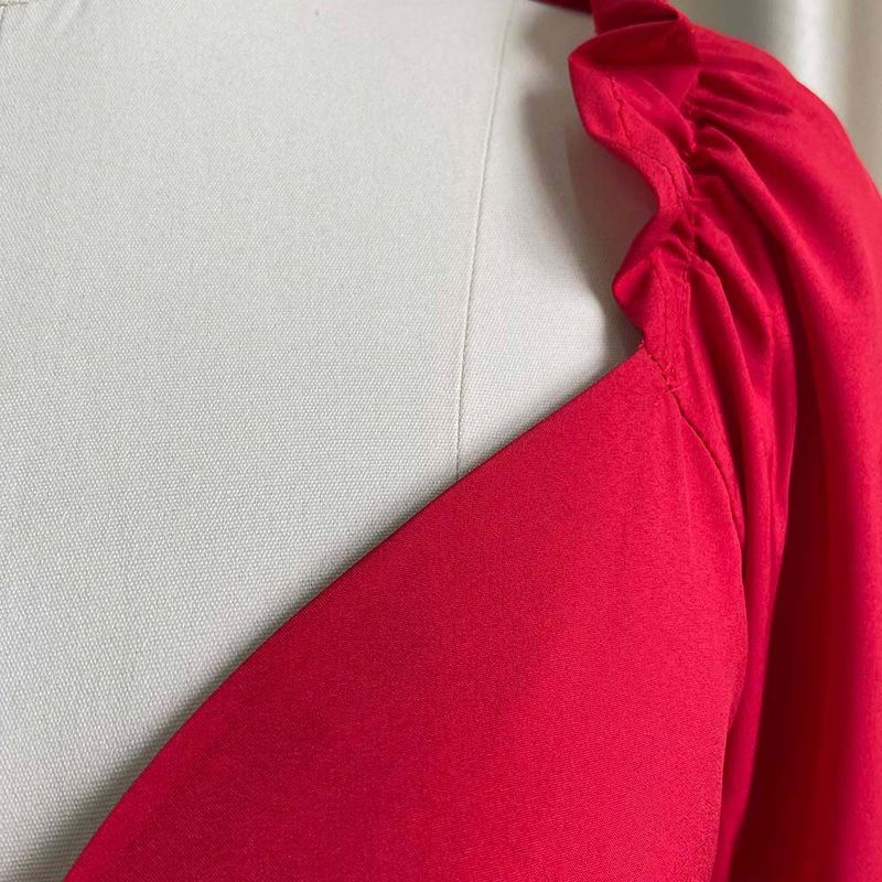 Women's Clothing women's summer fashion casual street suit pleated sexy solid color foreign trade two piece suit_autovado.com