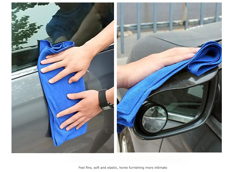 30*30CM Warp Knitted Nano Fiber Wash Car Wiping 220g/square Meter Cleaning Towel_autovado.com
