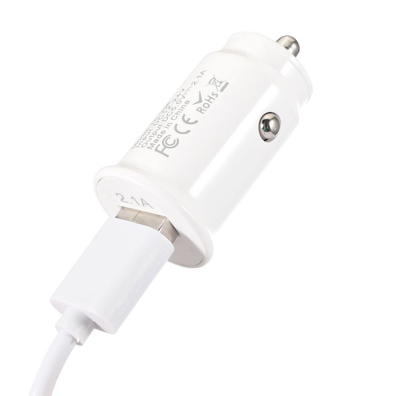 2.1A Blu Ray USB Mobile Single Interface Car Phone Charger_autovado.com