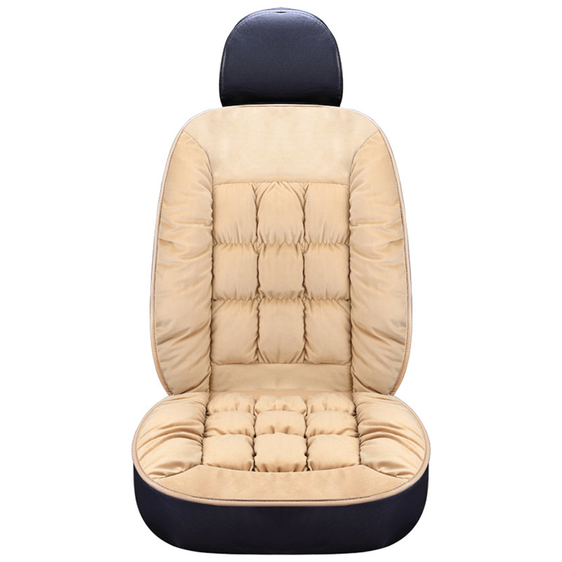 Yuanmheng Autumn Winter Universal Plush Car Front Seat Cover Cushion Auto Soft Pad Mat_autovado.com