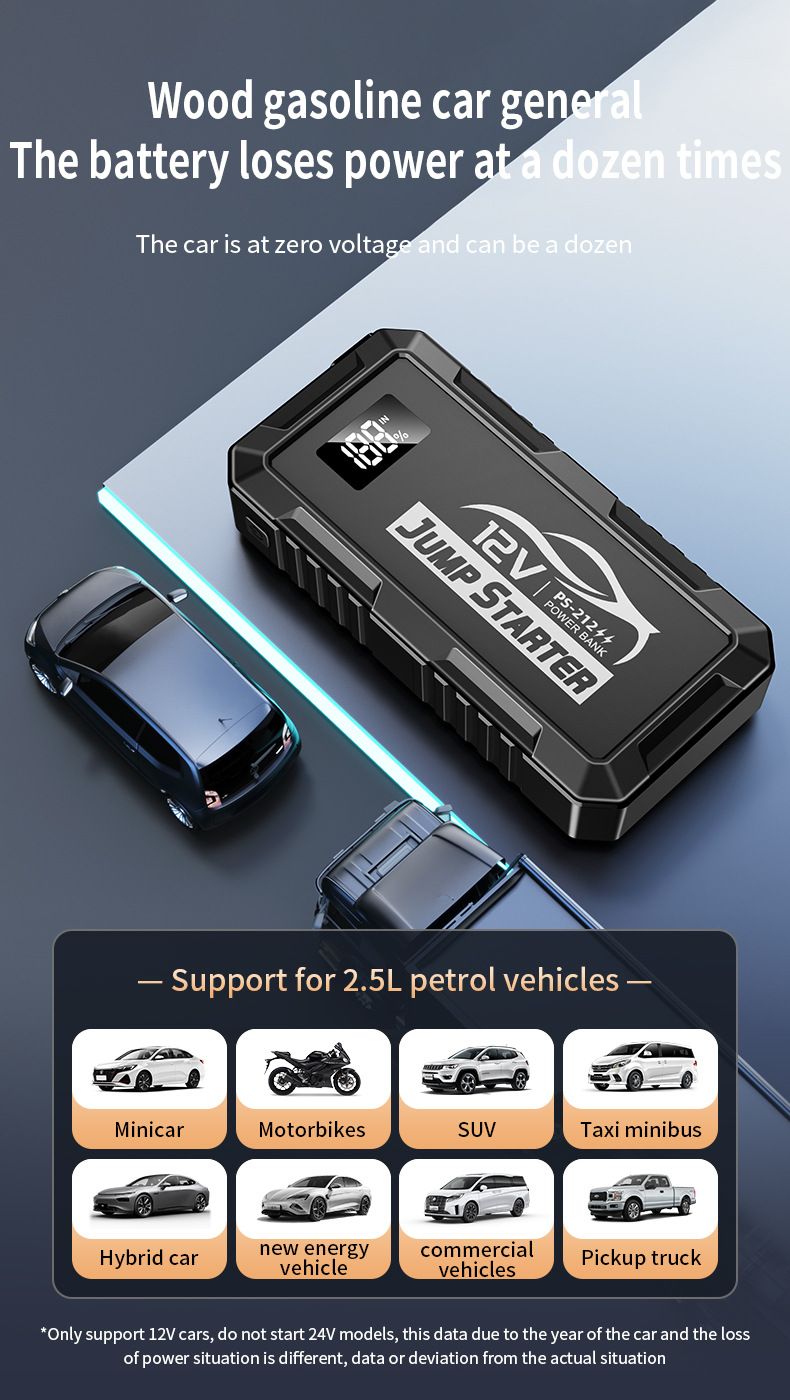 Hot-Selling Car Emergency 12V Battery Large Capacity Jump Ignition Rescue Starter Tool_autovado.com