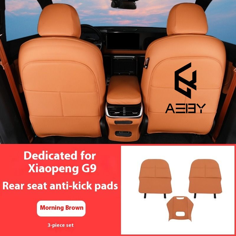AEBY Car Anti-Kick Mats In The Rear Seats For XPENG G9 2022-2025 Dirt-Resistant And Wear-Resistant Modified Interior_autovado.com