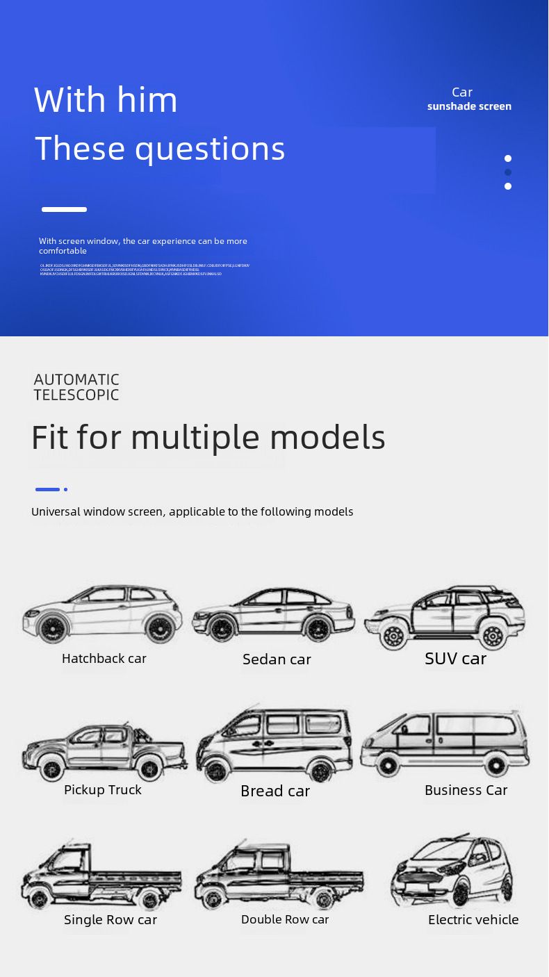 Car sunshade Sun shade Sun insulation window anti-mosquito screen net Car privacy inside the car shade car side curtain_autovado.com