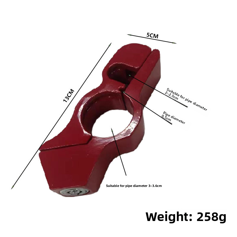 Electric Scooter Brake With Rope Pendant Safety Helmet Handlebar Motorcycle Waterproof Anti-theft Handle Horn Lock_autovado.com