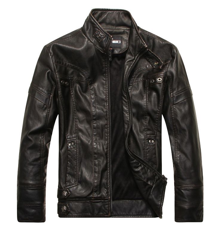 Men's Clothing men's motorcycle PU leather jacket leather jacket men's coat manufacturer leather jacket 8805_autovado.com