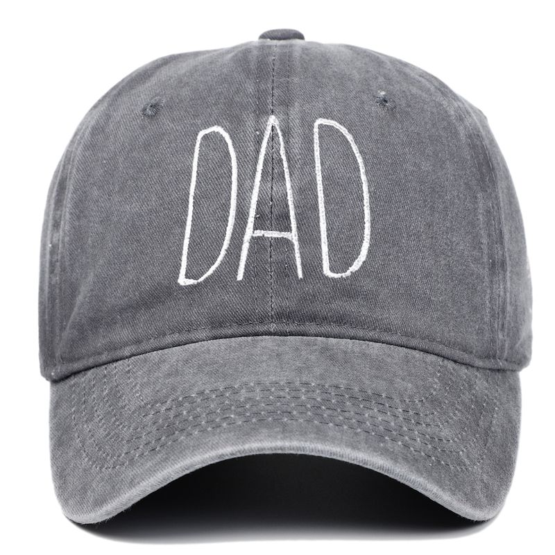 Unisex Washed cotton DAD MOM embroidered baseball cap vintage do old cap fashion couple Hip hop hat_autovado.com