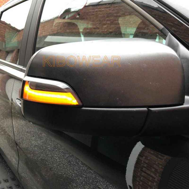 Dynamic Blinker For Ford Everest Ranger T6 2015 2019 Raptor LED Turn Signal Mirror Light 2013 2014_autovado.com