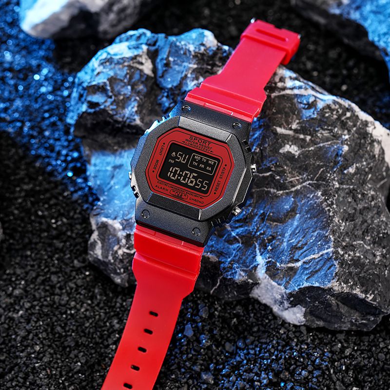 Unisex Unicorn Couple Square Electronic Watch Student Watch Women's Simple Luminous Waterproof Sports Men's Fashion Watch_autovado.com