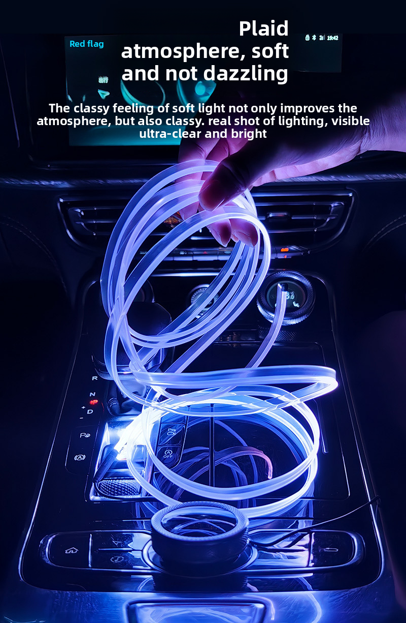 Car Atmosphere Interior Modification USB Sound Cold Colorful Remote Control Wireless Guide Rhythm Light Strip_autovado.com