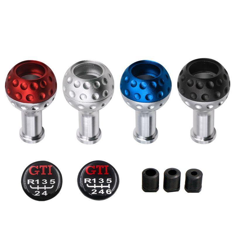 Car metal gear lever manual gear lever head auto parts GTI modified universal gear lever SK40_autovado.com