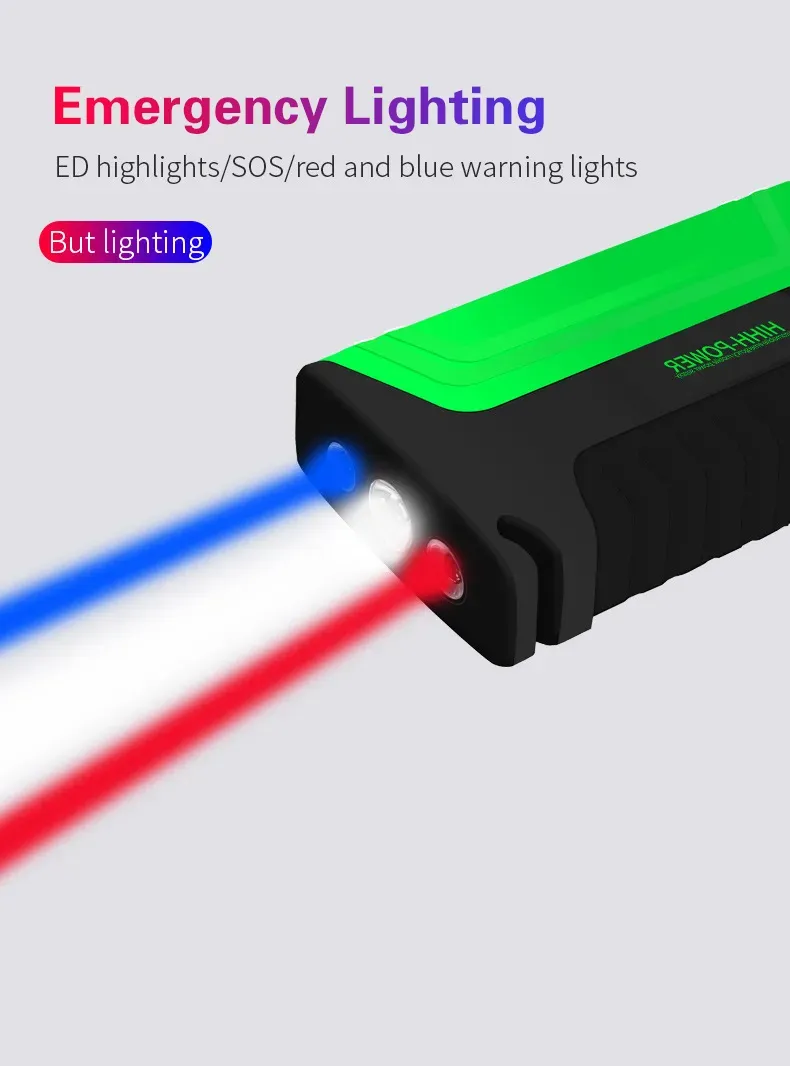 Car Jump Starter 16800mah 12V Multi-Functional Vehicle Emergency Power Supply_autovado.com