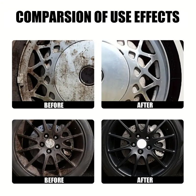 Ryekew Cleaner Decontamination Oxidation Layer Yellowing Wheel Refurbishment Agent Aluminum Alloy Cleaning Rust Remover_autovado.com