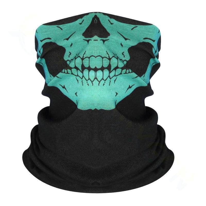 Magic Headscarf Men, Autumn And Winter Sun Protection, Outdoor Cycling Face For Women, Versatile Dustproof Ghost Skull_autovado.com