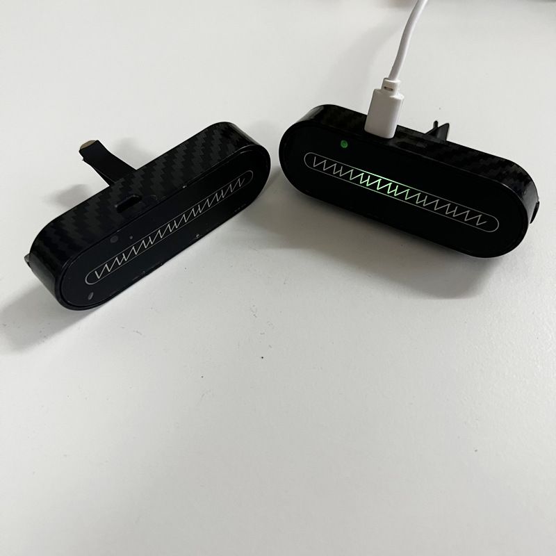 LED Car Aromatherapy Vent Ambient Light, Monochrome Seven Color Pattern Can Be Changed, Built-in Battery Charging,_autovado.com