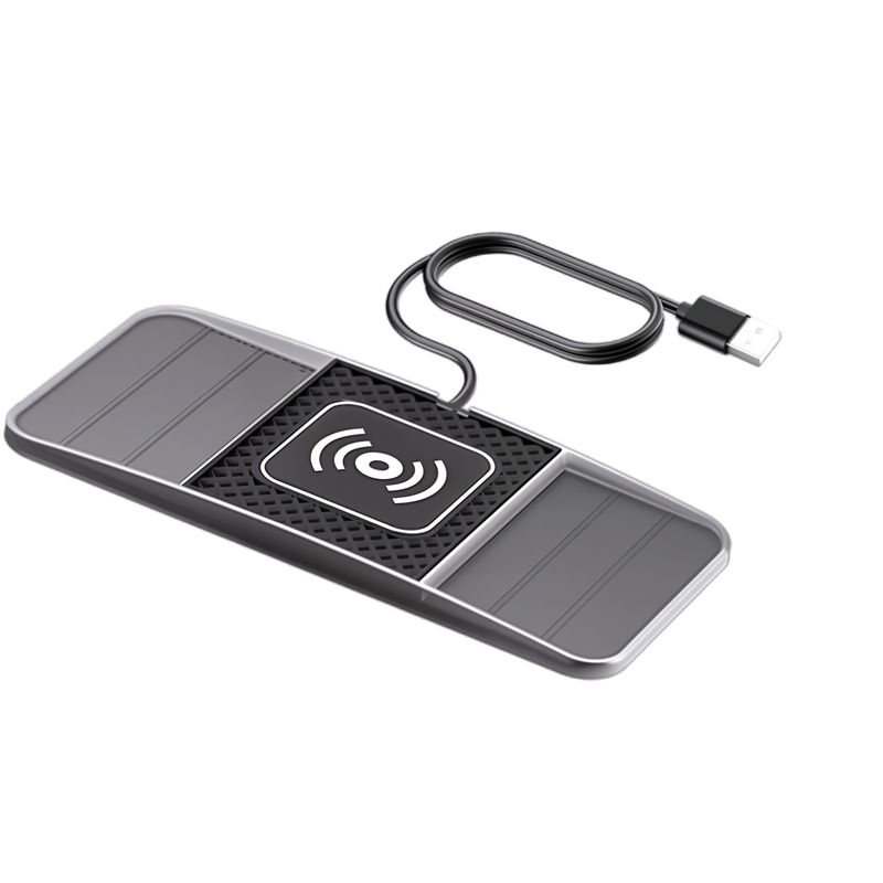 Modified Anti-Slip Mat Pad Car Wireless Charger Mobile Phone Flash Charging Foreign Trade Cross-Border Intelligent_autovado.com