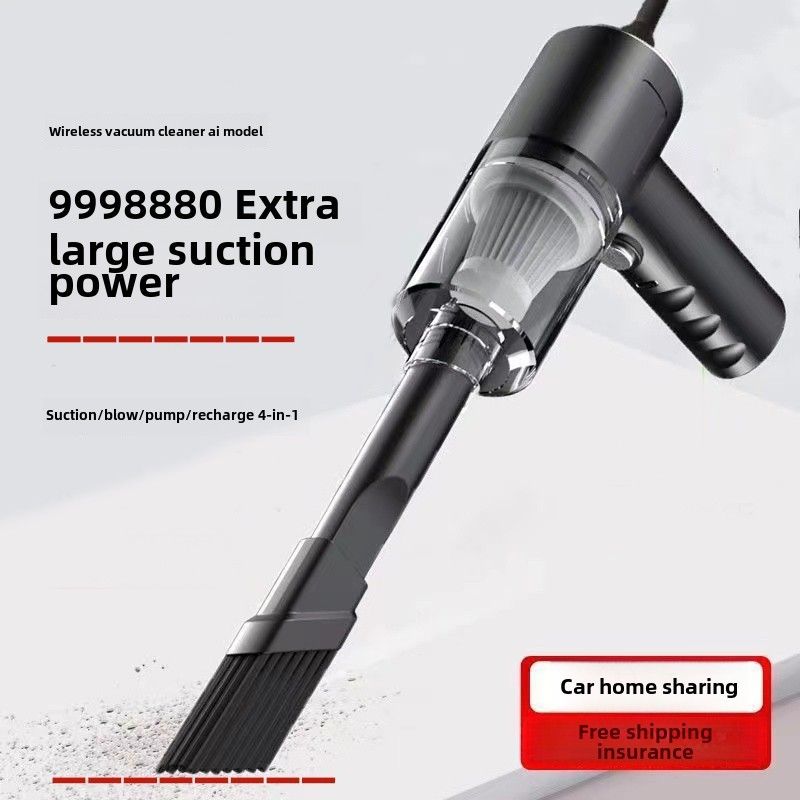 Car vacuum cleaner car wireless charging handheld small super large suction car home dual-purpose vacuum cleaner mini_autovado.com