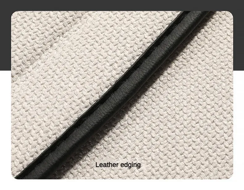 Fashion Linen Cartoon Bear Women's Cute Anti-slip Breathable Car Seat Protect Cushion Cover Universal_autovado.com