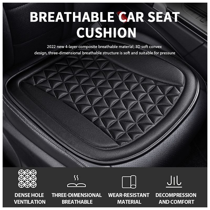 SEAMETAL 3D Car Cushion Breathable Cover Convex Design Heat Dissipation Seat Protector Anti Scratch Non-Slip Chair Mat_autovado.com