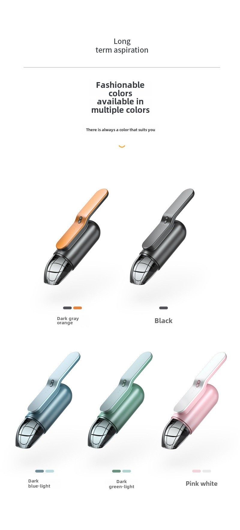 Car vacuum cleaner wireless charging handheld mini car home pet multi-functional portable large suction vacuum cleaner_autovado.com