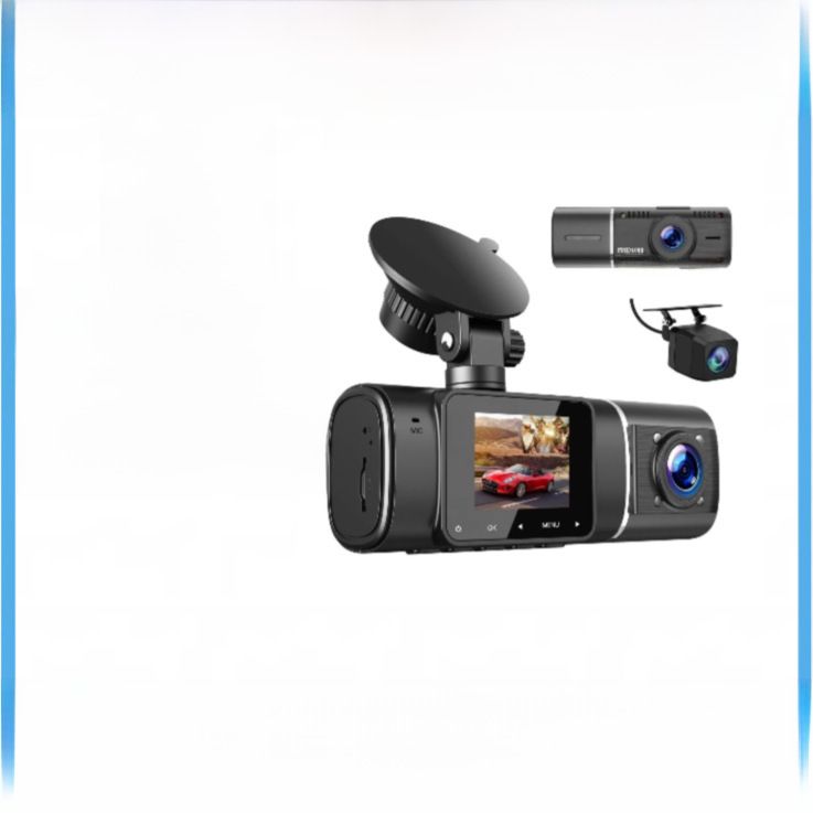 Private model 1.5 inch car recorder 3 record with display 1080 1080P 720P HD foreign trade driving recorder_autovado.com