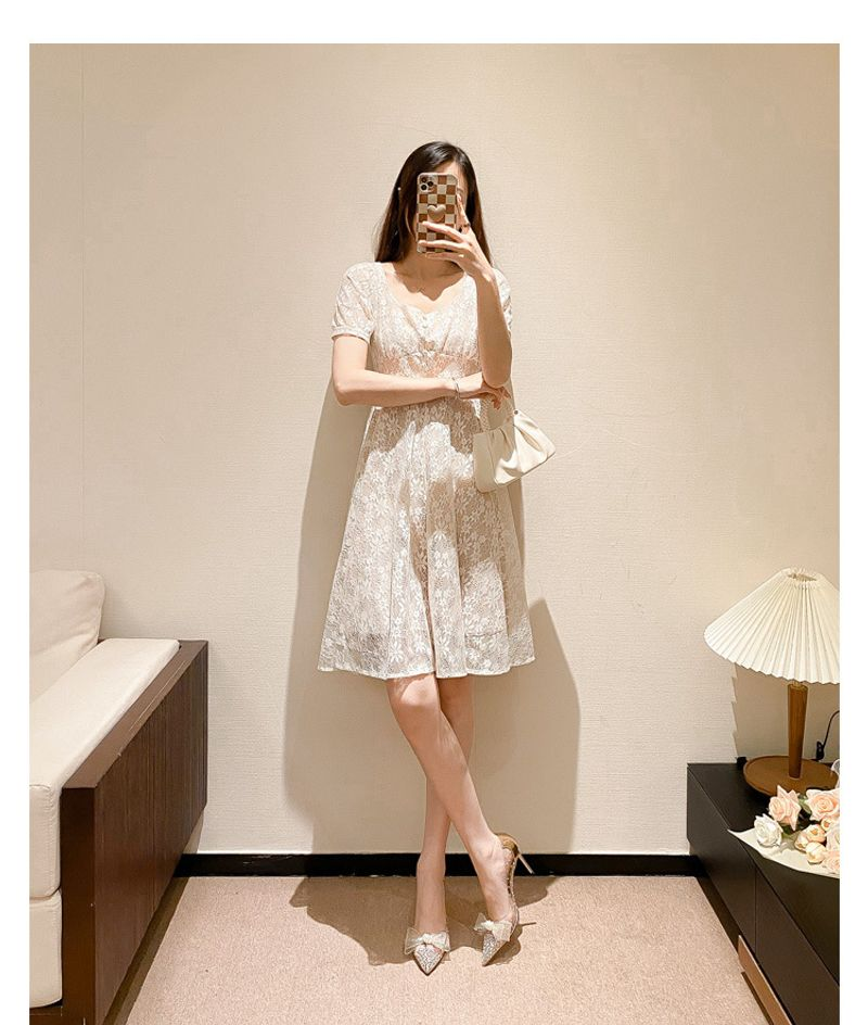 p7 with transparent bow 2023 summer women's shoes live broadcast on behalf of European and American slope heels stiletto_autovado.com