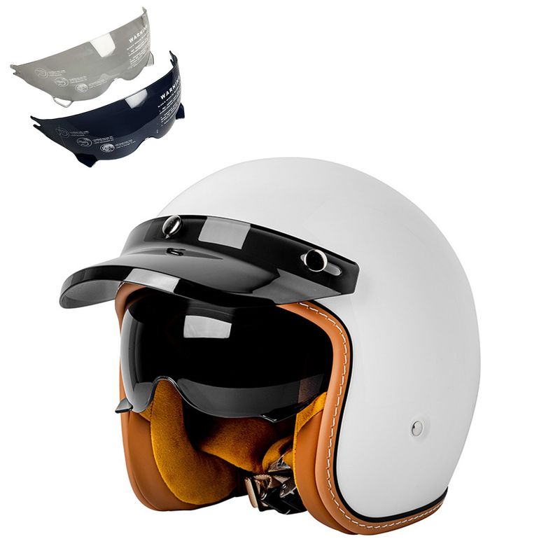 MT-5 3C Certification Vehicle Men's And Women's Half Helmets With Built-in Goggles Riding Helmet, Four Season Electric_autovado.com