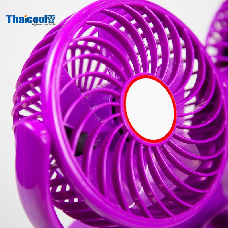Special Offer Taigu Purple Shaking Head Fan 5.5-inch 24V Double Headed Car_autovado.com