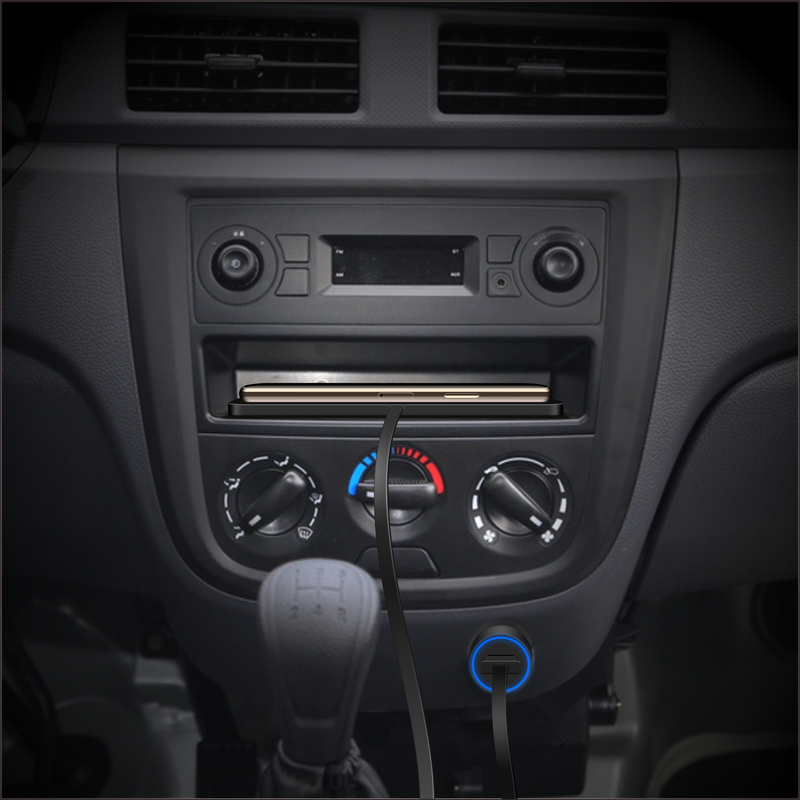 Modified Car Wireless Charger Storage Compartment Anti-Slip Mat Suitable For Mercedes-Benz, BMW, Audi, Honda, Volkswagen_autovado.com