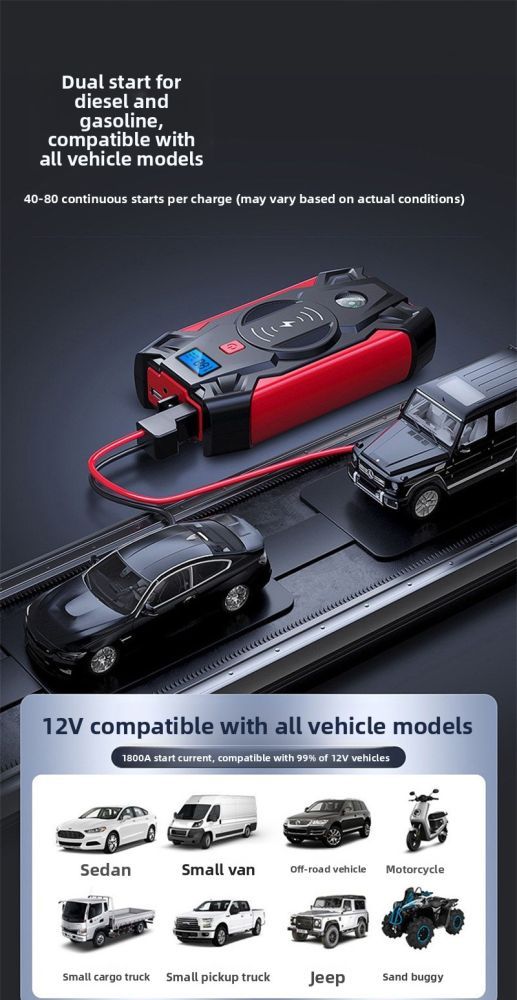 99800mAh Emergency Jumper With Pump Jump Power Bank Car Starter_autovado.com