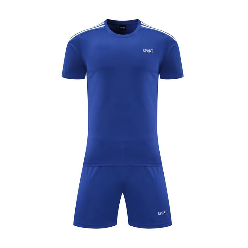 Men's Clothing training suit short-sleeved student sports football clothes printed summer new football suit suit men_autovado.com