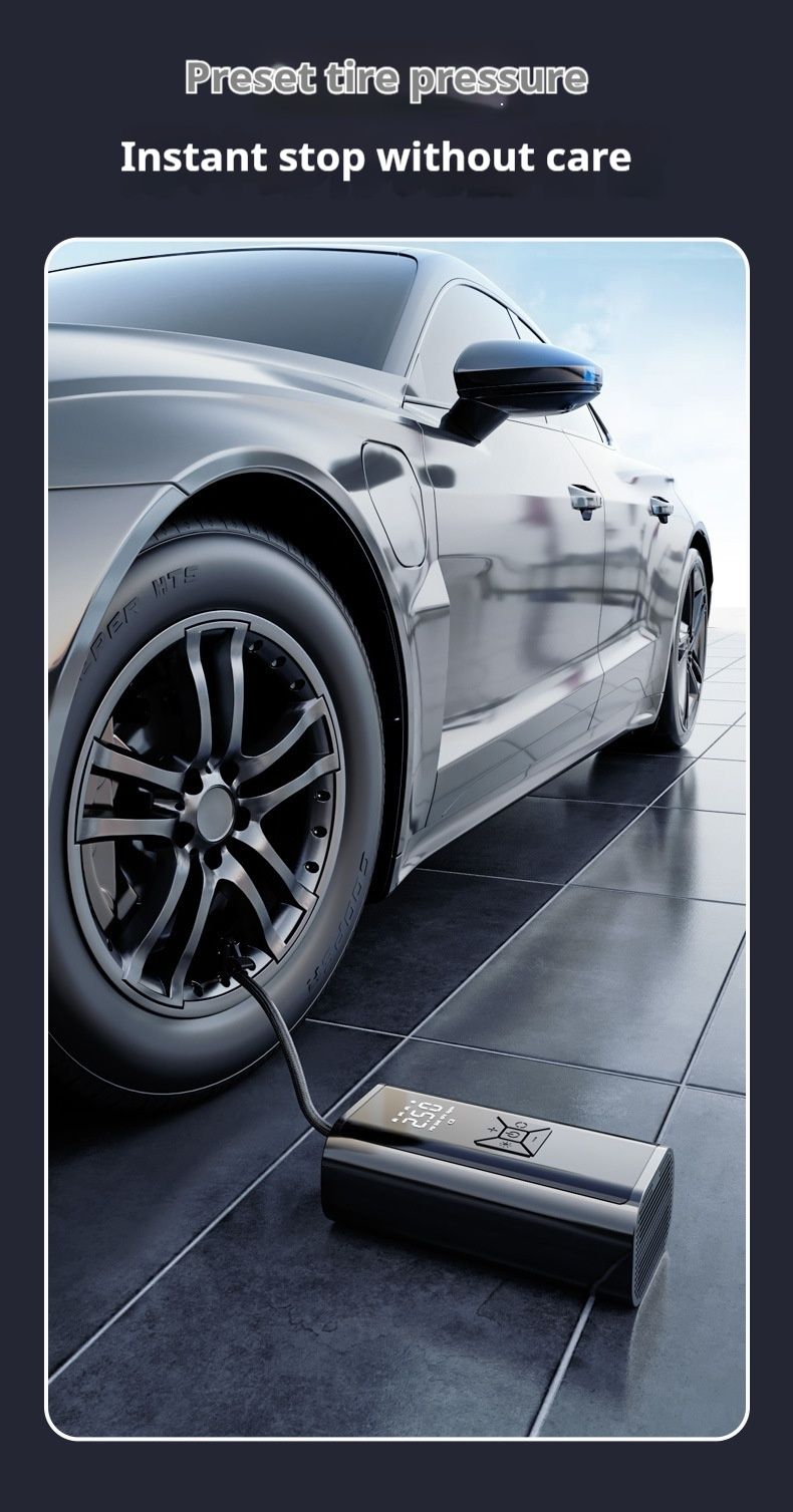 Outdoor sports, travel, car, motorcycle, inflation pump, portable, intelligent, wireless, digital display, inflator, multifunctional tire, emergency_autovado.com