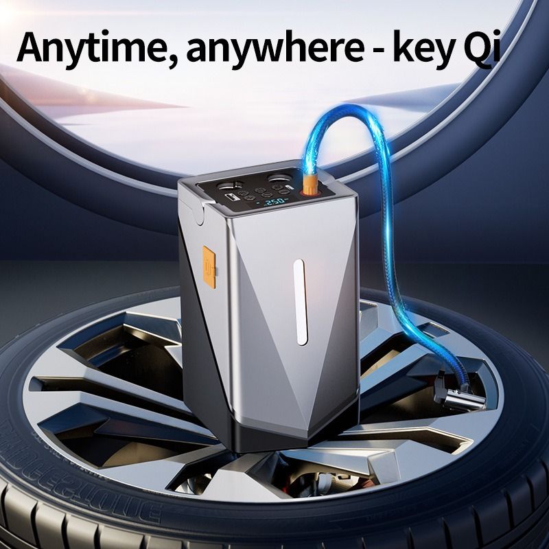 All-in-one Auto Emergency Start Power Bank Inflation Pump Suction/Blow Multifunctional Car Jump Starter Booster Air_autovado.com