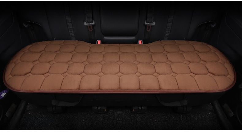 plush front single seat car seat cushion warm breathable bus car seat universal_autovado.com